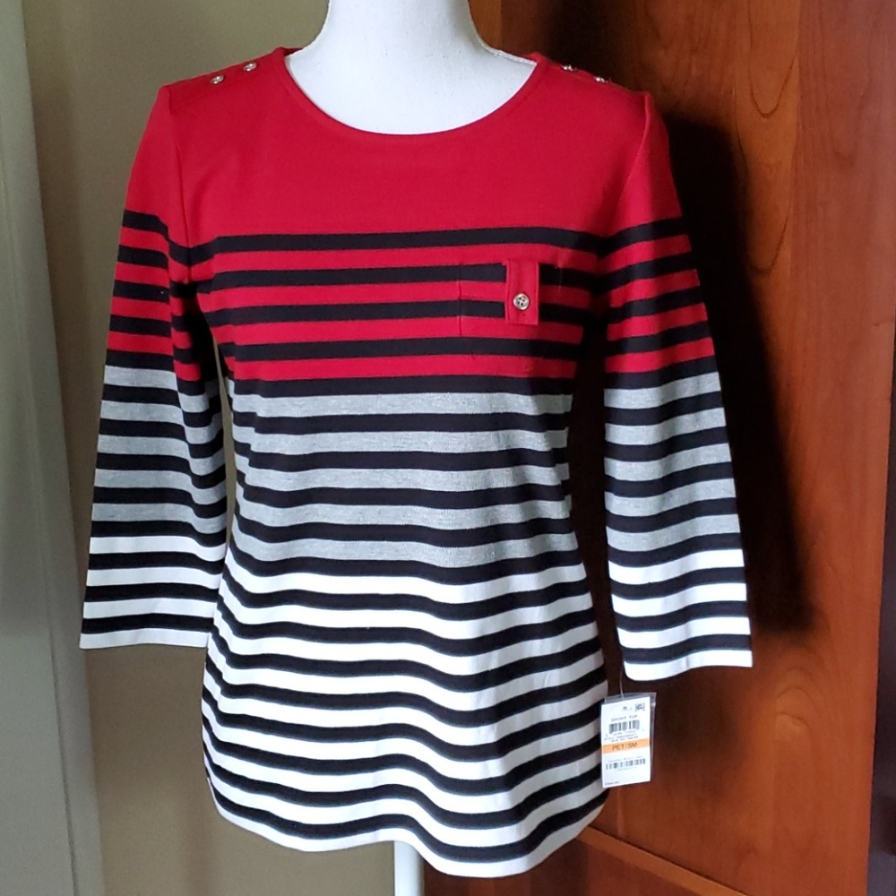 Karen Scott Sport long sleeve NWT petite sm